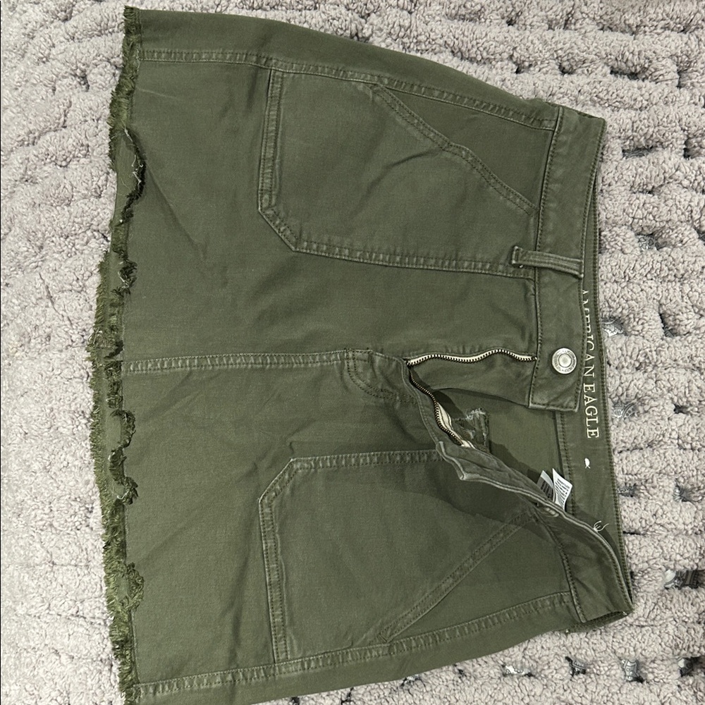American Eagle Outfitters Khaki Mini Skirt